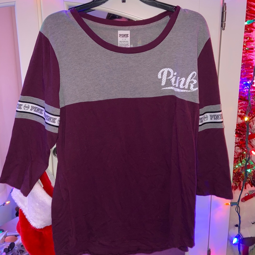 Victoria Secret PINK quarter sleeve top 🖤